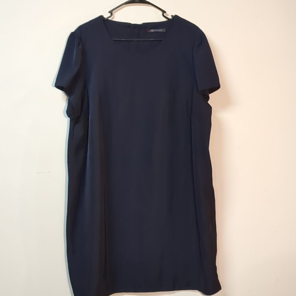 M&S Collection Navy Sheath Dress Size 16/18